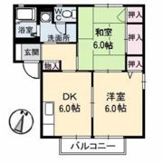 カトレアハイツ B棟の間取り画像