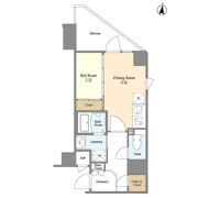 ラティエラ都立大学の間取り画像