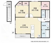 高円寺南5丁目戸建 2階の間取り画像