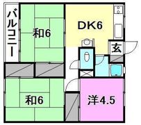 松本マンションの間取り画像