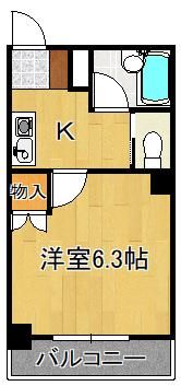 ヨークス本城の間取り画像