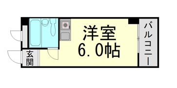 フロントリバー豊中の間取り画像