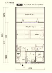 PARASOL APARTMENT A棟の間取り画像