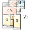 コーポラス中川の間取り画像