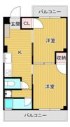 東平塚マンションの間取り画像