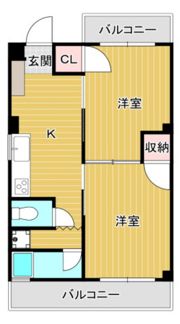 東平塚マンションの間取り画像