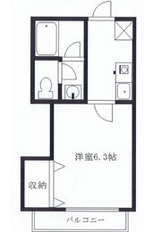 バンボハイツ弐号館の間取り画像