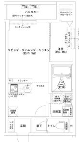 Louis Apartment 豊中蛍池ウエストの間取り画像