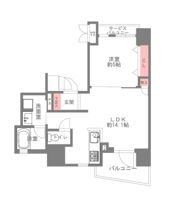 ワコーレ新神戸マスターズレジデンス 205号室の間取り画像