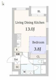 GranDuo富ヶ谷2の間取り画像