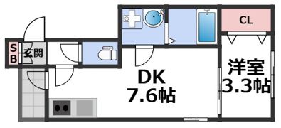 リブレメゾン弥刀Ⅰの間取り画像