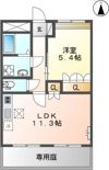 ハイツルーエンの間取り画像