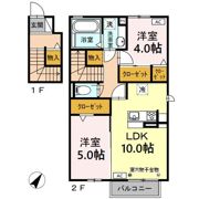 メリエストの間取り画像