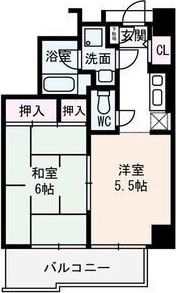 エトワール北梅田の間取り画像