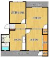 井堀南団地3棟 305号室の間取り画像