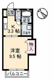 アメニックス福山 11番館の間取り画像