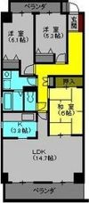 サクラ雪見レジデンスの間取り画像