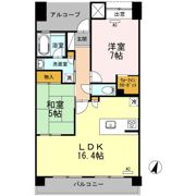 D’グラフォート福山402号の間取り画像