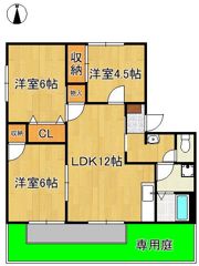 リゾット花房B棟の間取り画像