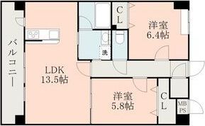 ロザリアンアベニュー南熊本の間取り画像