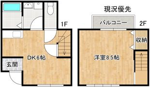 Y貸家の間取り画像