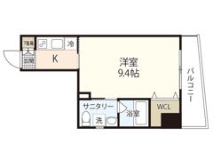 パレグレース中広Ⅱの間取り画像
