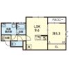 ESTASIA UTO Aの間取り画像