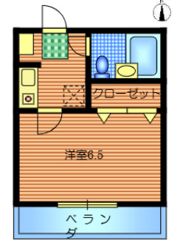 つばさハイツの間取り画像