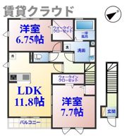 グランドゥールBの間取り画像