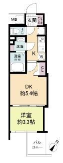 セレニテ神戸ミラクの間取り画像