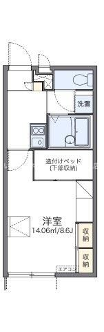 レオパレスM＆Eの間取り画像