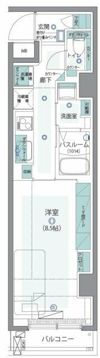 高齢者向け住宅 ステージファースト代々木の間取り画像