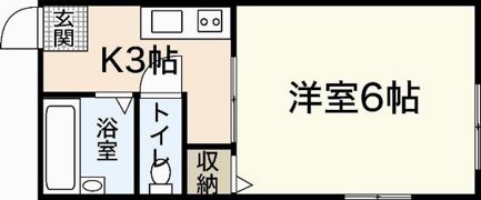 フラワーハイムの間取り画像