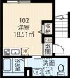 ラフィーネ石川町の間取り画像