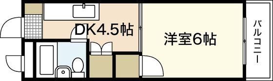 ハイツ吉光の間取り画像