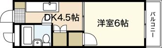 ハイツ吉光の間取り画像