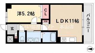 フレアハラの間取り画像