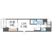 コンフォリア西天満の間取り画像