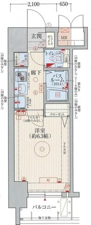 エステムコート新大阪VIIステーションプレミアムの間取り画像