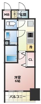プレサンス新大阪コアシティの間取り画像