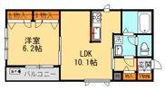 D－Flatの間取り画像