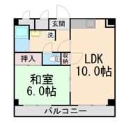 川端マンションの間取り画像