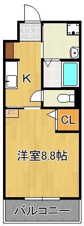 the STAGE 中津口の間取り画像