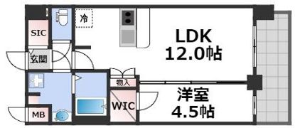 プレサンス大正フレンジの間取り画像
