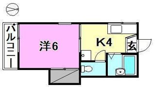 コーポ南の間取り画像