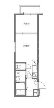 エムシティ戸田の間取り画像