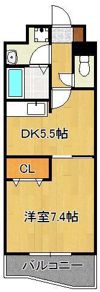 ベイプレイス小倉の間取り画像