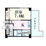 ブロスコート六甲Ⅱの間取り画像