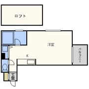 是空NAMBA NISHIの間取り画像