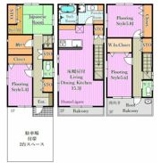 大島8丁目戸建貸家の間取り画像